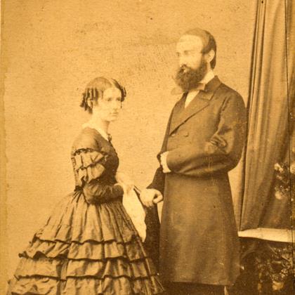George Washburn and Henrietta Washburn (daughter of Cyrus Hamlin) - 1859