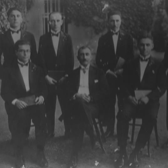 Kasım Gülek (RC 1928) with his classmates